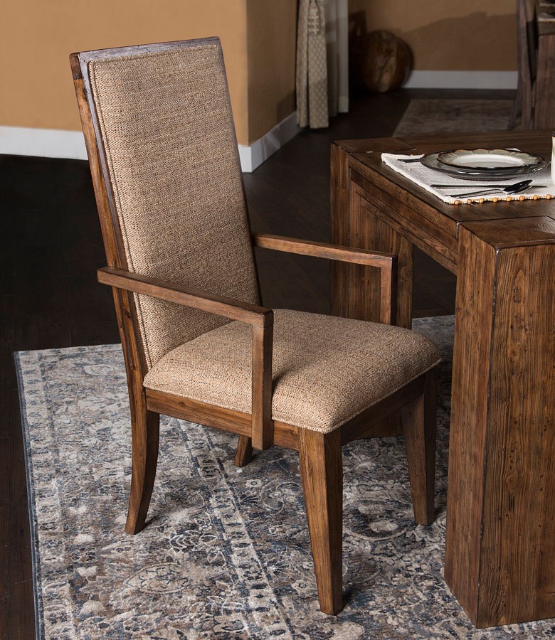 Aico Carrollton Arm Chair (Set of 2) in Rustic Ranch - Furniture Now (CA)