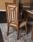 Aico Carrollton Arm Chair (Set of 2) in Rustic Ranch - Furniture Now (CA)