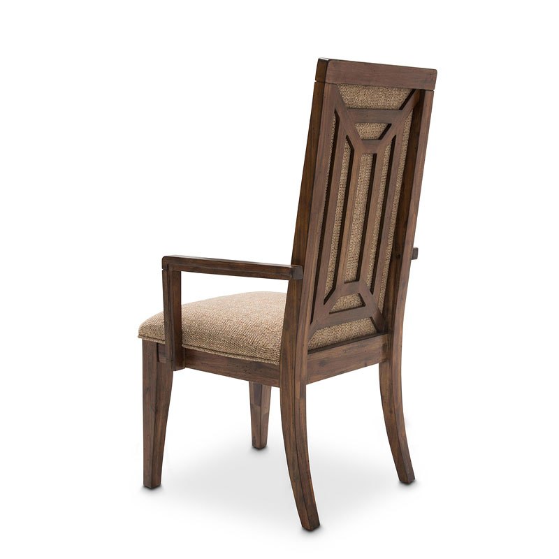 Aico Carrollton Arm Chair (Set of 2) in Rustic Ranch - Furniture Now (CA)