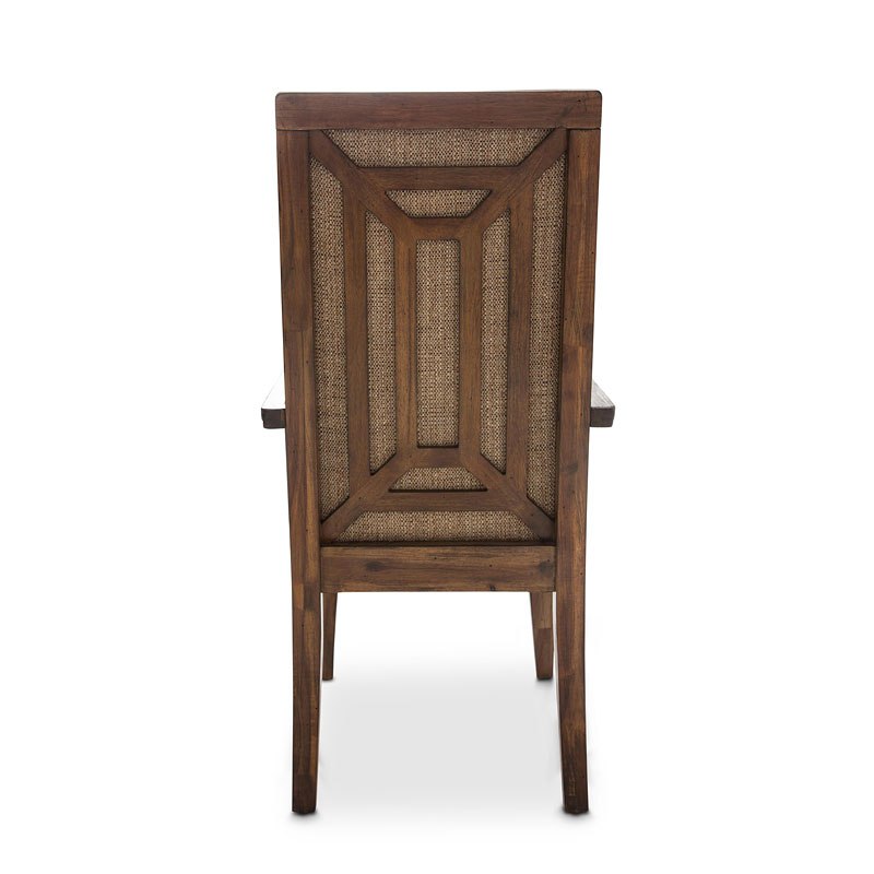 Aico Carrollton Arm Chair (Set of 2) in Rustic Ranch - Furniture Now (CA)