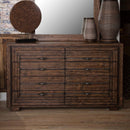 Aico Carrollton Dresser in Rustic Ranch - Furniture Now (CA)