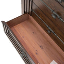 Aico Carrollton Dresser in Rustic Ranch - Furniture Now (CA)