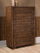 Aico Carrollton Drawer Chest in Rustic Ranch - Furniture Now (CA)