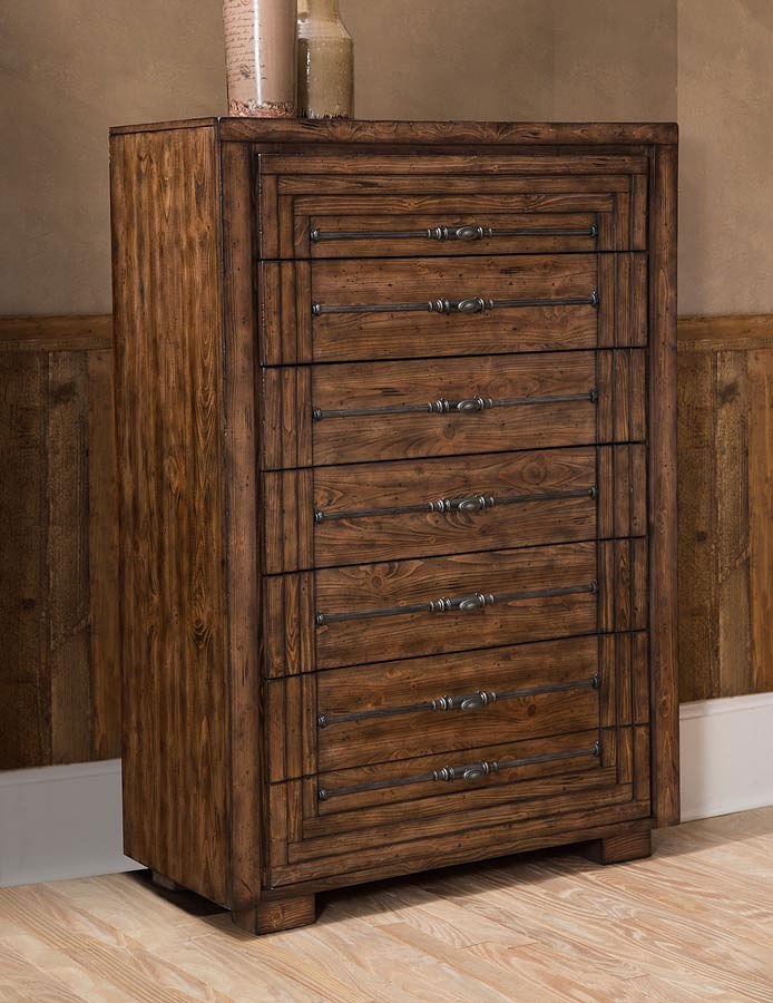 Aico Carrollton Drawer Chest in Rustic Ranch - Furniture Now (CA)
