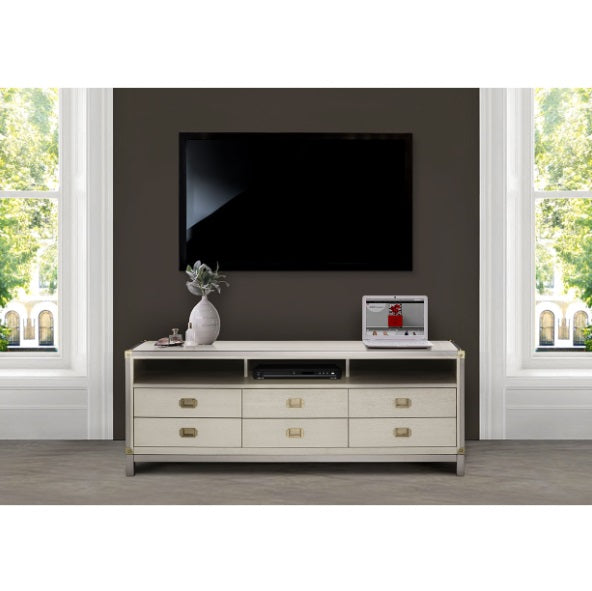 AICO Furniture Menlo Station TV Console in Eucalyptus - Furniture Now (CA)