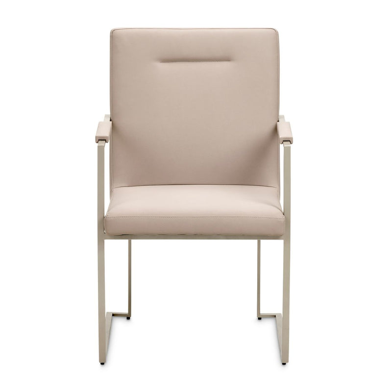 AICO Marin Arm Chair (Set of 2) in Greige image