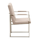 AICO Marin Arm Chair (Set of 2) in Greige - Furniture Now (CA)