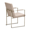 AICO Marin Arm Chair (Set of 2) in Greige - Furniture Now (CA)