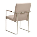 AICO Marin Arm Chair (Set of 2) in Greige - Furniture Now (CA)