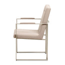 AICO Marin Arm Chair (Set of 2) in Greige - Furniture Now (CA)