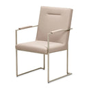 AICO Marin Arm Chair (Set of 2) in Greige - Furniture Now (CA)