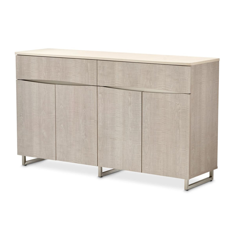AICO Marin Sideboard in Greige - Furniture Now (CA)