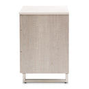 AICO Marin Nightstand in Greige - Furniture Now (CA)