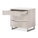 AICO Marin Nightstand in Greige - Furniture Now (CA)