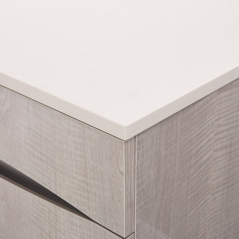 AICO Marin Nightstand in Greige - Furniture Now (CA)