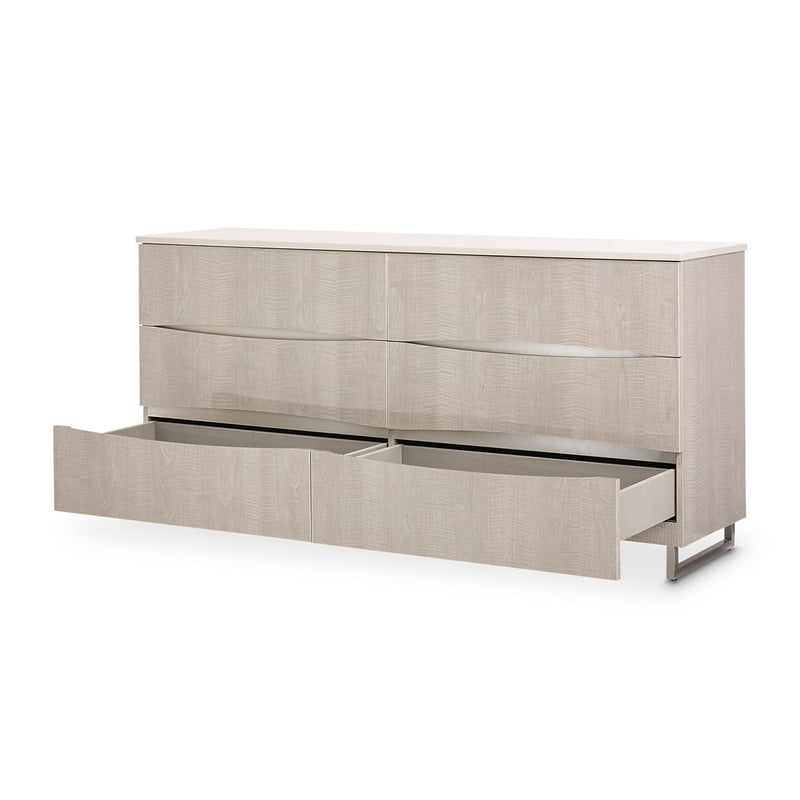 AICO Marin Dresser in Greige - Furniture Now (CA)