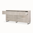 AICO Marin Dresser in Greige - Furniture Now (CA)