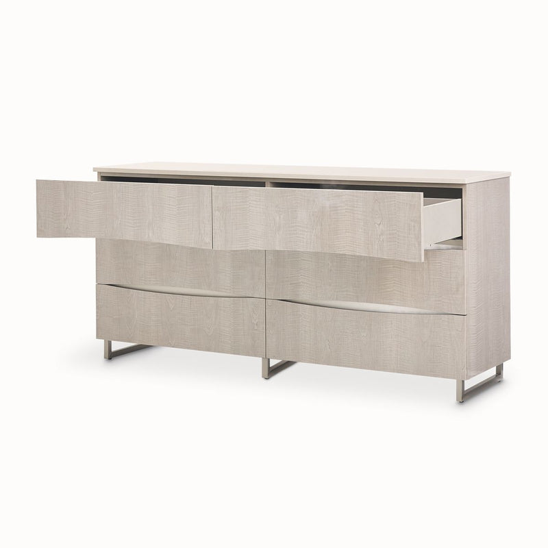 AICO Marin Dresser in Greige - Furniture Now (CA)