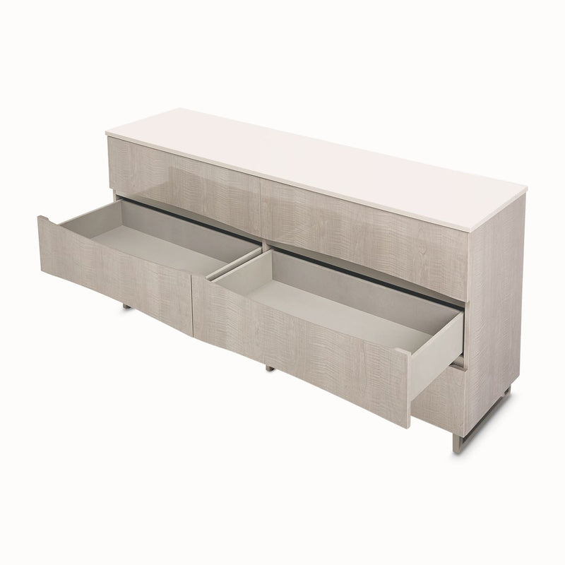 AICO Marin Dresser in Greige - Furniture Now (CA)