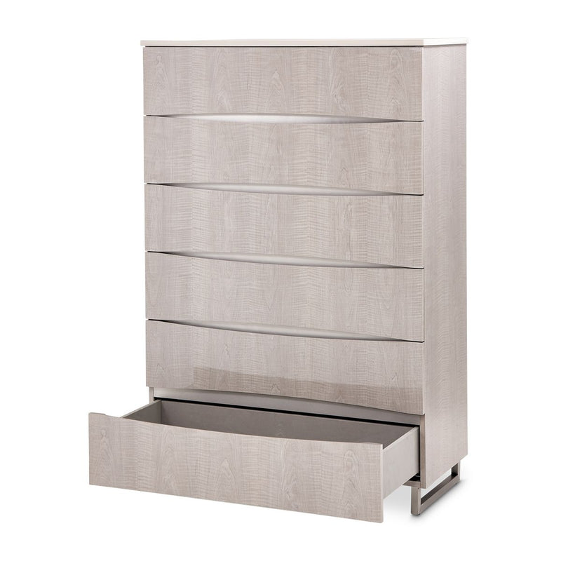 AICO Marin 6-Drawer Chest in Greige - Furniture Now (CA)