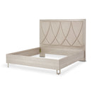 AICO Marin Queen Panel Bed in Greige - Furniture Now (CA)