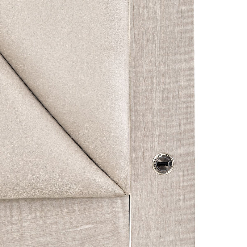 AICO Marin Cal King Panel Bed in Greige - Furniture Now (CA)