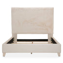 AICO Furniture Emerson King Upholstered Bed in Powder - Furniture Now (CA)