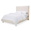 AICO Furniture Emerson Queen Upholstered Bed in Powder image