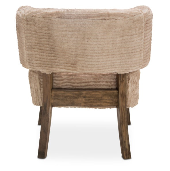 AICO Furniture A La Carte HalfMoon Curved Back Chair in Boardwalk - Furniture Now (CA)
