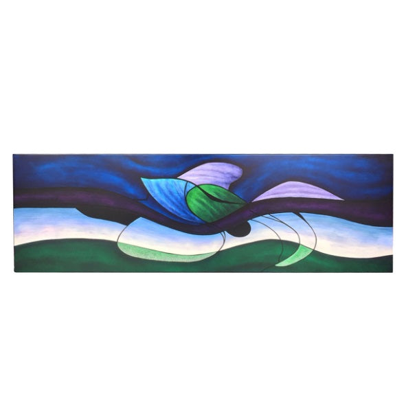 AICO Furniture A La Carte Illusions Blue Waves Cabinet - Furniture Now (CA)