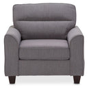 AICO Furniture A La Carte Millenial Chair in Graphite - Furniture Now (CA)