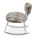 AICO Furniture A La Carte Pebble Beach Rocker Chair in Moondust - Furniture Now (CA)