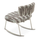 AICO Furniture A La Carte Pebble Beach Rocker Chair in Moondust - Furniture Now (CA)