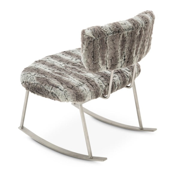AICO Furniture A La Carte Pebble Beach Rocker Chair in Moondust - Furniture Now (CA)