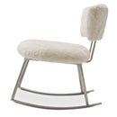 AICO Furniture A La Carte Pebble Beach Rocker Chair in Powder - Furniture Now (CA)