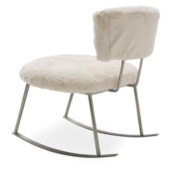 AICO Furniture A La Carte Pebble Beach Rocker Chair in Powder - Furniture Now (CA)