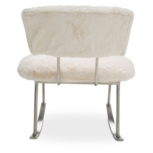 AICO Furniture A La Carte Pebble Beach Rocker Chair in Powder - Furniture Now (CA)