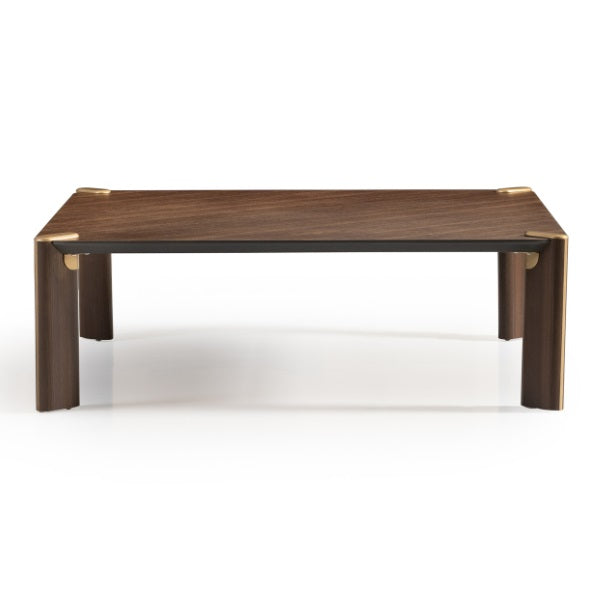 AICO Furniture Amora Cocktail Table in Eggshell Walnut - Furniture Now (CA)