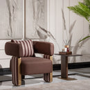 AICO Furniture Amora Chair Brown in Eggshell Walnut - Furniture Now (CA)