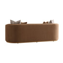 AICO Furniture Ariana Sofa in Caramel Gold - Furniture Now (CA)