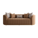 AICO Furniture Ariana Sofa in Caramel Gold - Furniture Now (CA)