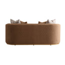 AICO Furniture Ariana Loveseat in Caramel Gold - Furniture Now (CA)