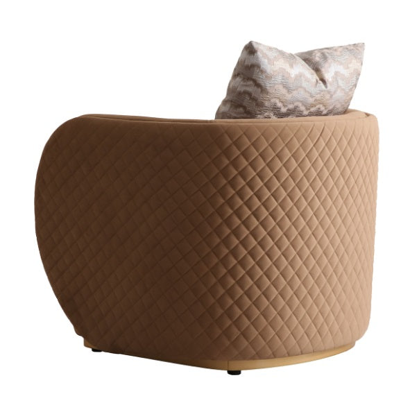 AICO Furniture Ariana Chair in Caramel Gold - Furniture Now (CA)