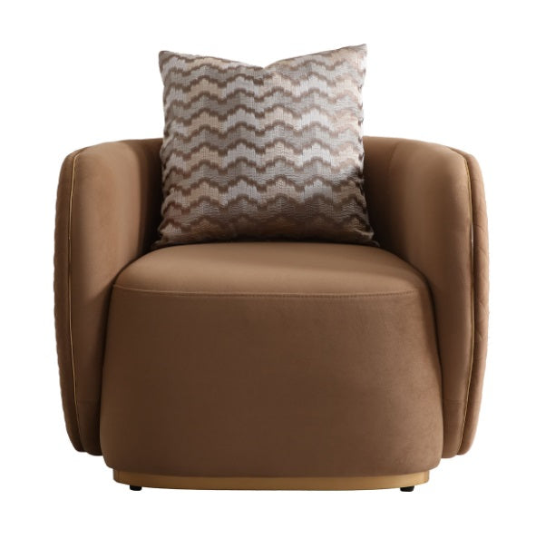 AICO Furniture Ariana Chair in Caramel Gold - Furniture Now (CA)