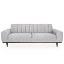 AICO Balboa Sofa in Warm Walnut - Furniture Now (CA)