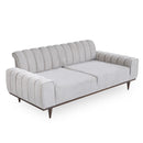 AICO Balboa Sofa in Warm Walnut - Furniture Now (CA)
