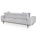 AICO Balboa Sofa in Warm Walnut - Furniture Now (CA)