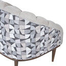 AICO Balboa Accent Chair in Warm Walnut - Furniture Now (CA)