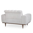 AICO Balboa Chair And A Half in Warm Walnut - Furniture Now (CA)