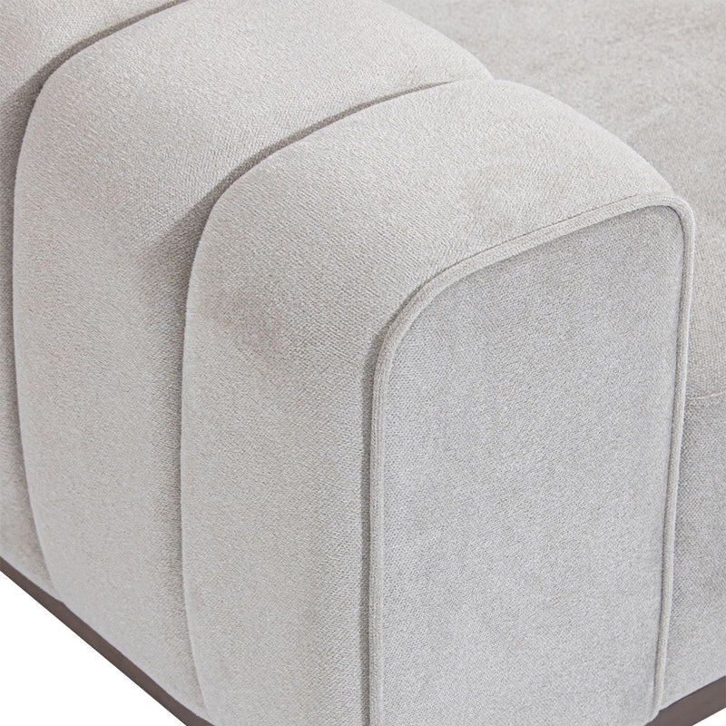 AICO Balboa Chair And A Half in Warm Walnut - Furniture Now (CA)